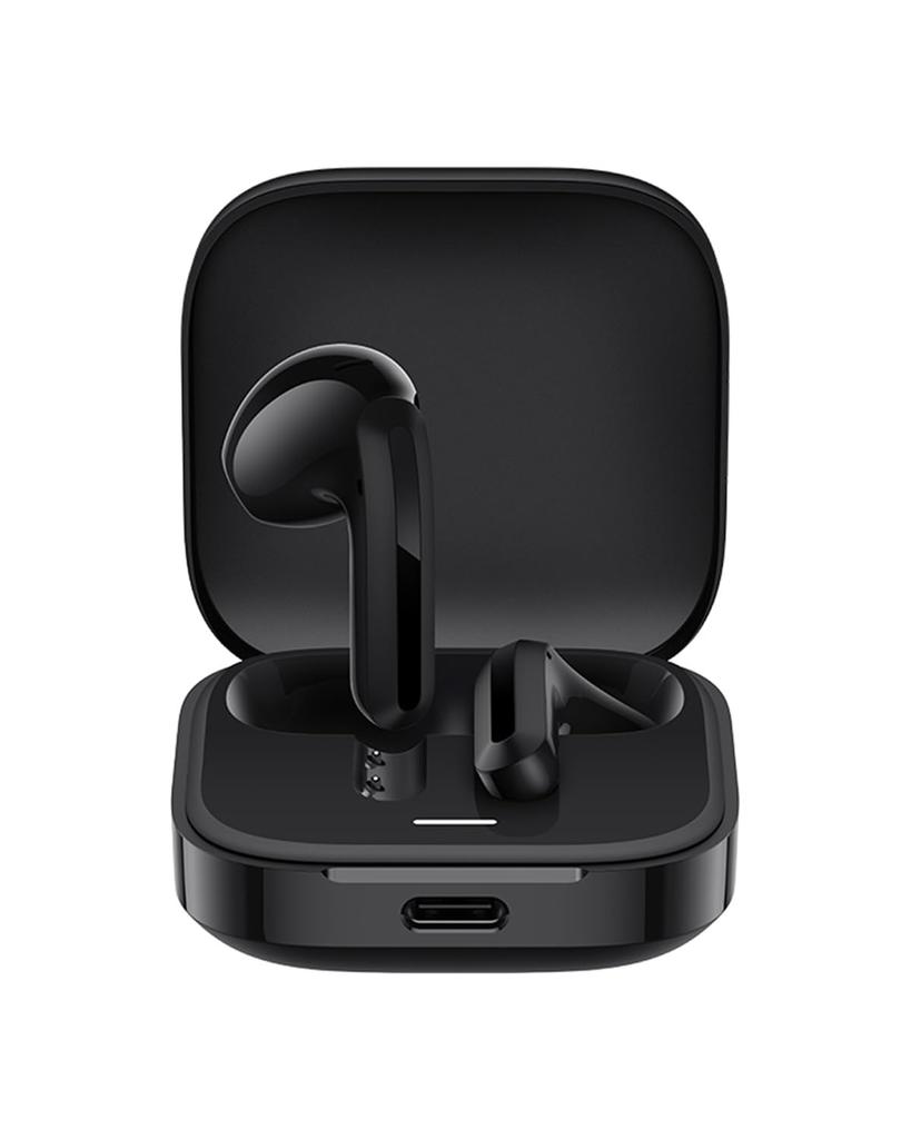 Xiaomi Беспроводные наушники Redmi Buds 6 с активным шумоподавлением для Bluetooth Low Deep Google Fast Pair Быстрая зарядка USB Компактные и черные наушники, ИИ, Звонки, 5.3,
