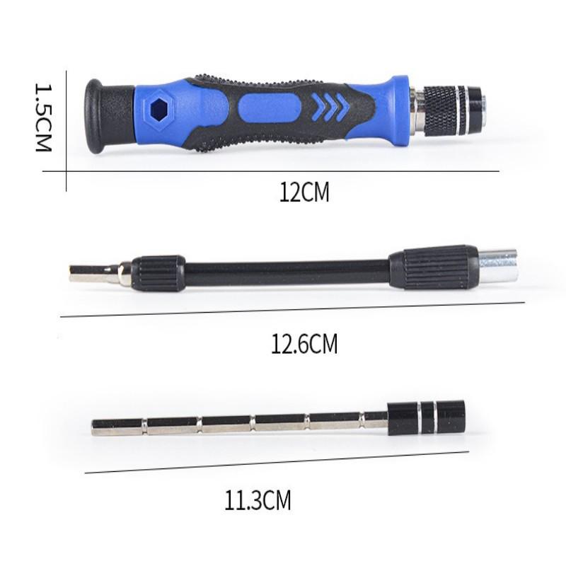 Multi-functional 10-in-1 Screwdriver Set for Mobile, Computer, Tablet, and Watch Repair