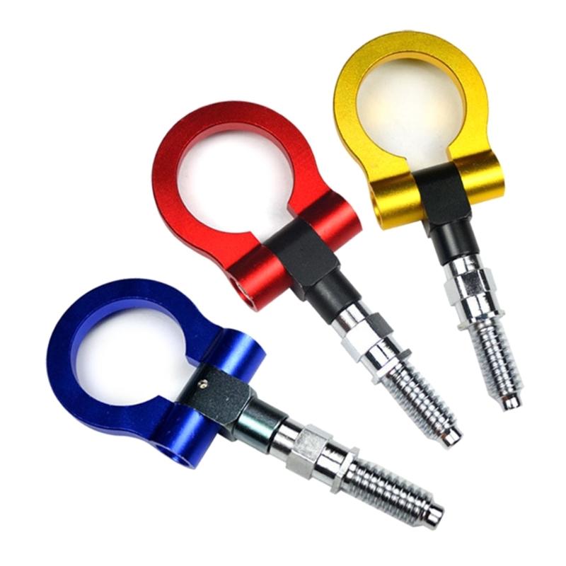 Heavy-Duty Racing Towing Car Tow Hook Front Bumper Trailer Ring Eye Towing Tow