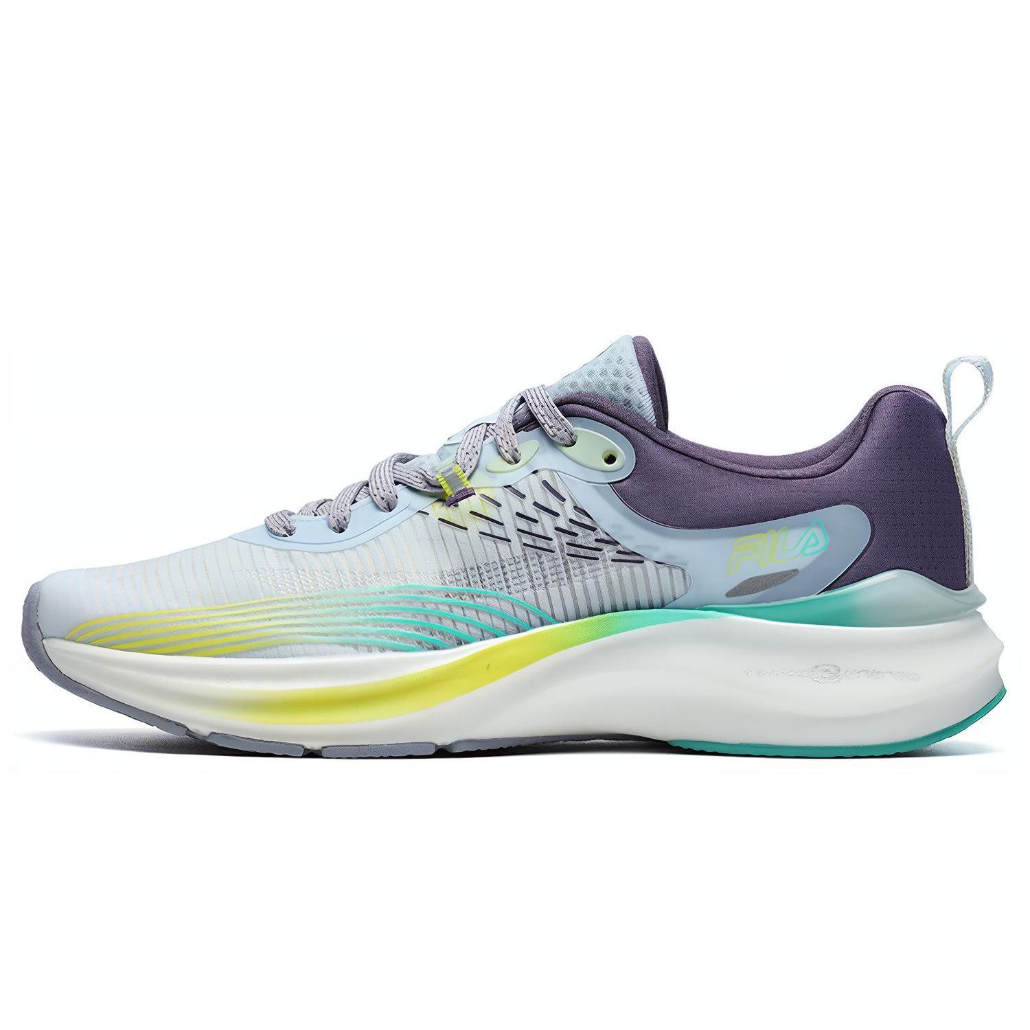 FILA Pacer Fabric Low top Casual Running Shoes Women s White Blue A12W221108FCA 35.5