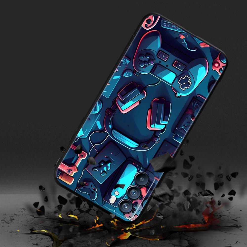 Game Controller Graphic Phone Case For Oppo A17 A31 A54 A57 A78 A79 A98 Find X5 X6 Reno 6 7 8 10 11 12 13 F Pro Soft TPU Cover