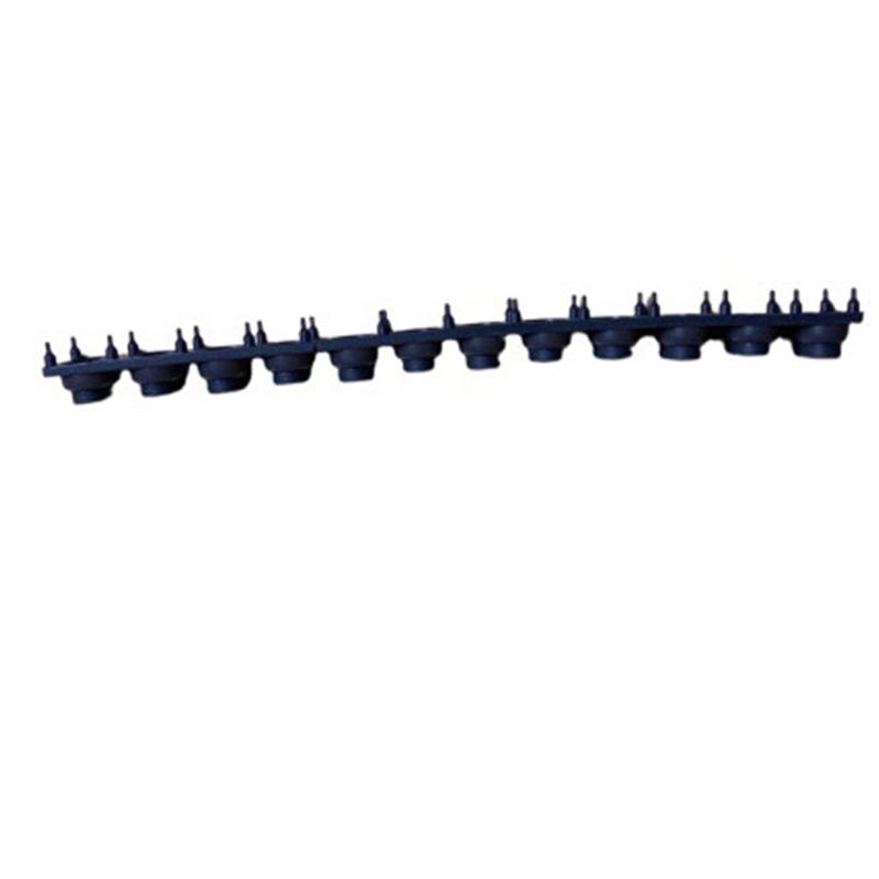 DP380 Digital Piano Key Contact Replacement, Flexible Molded Component with 12 Raised Contact Sections in a Continuous Keyboard Repair Assembly