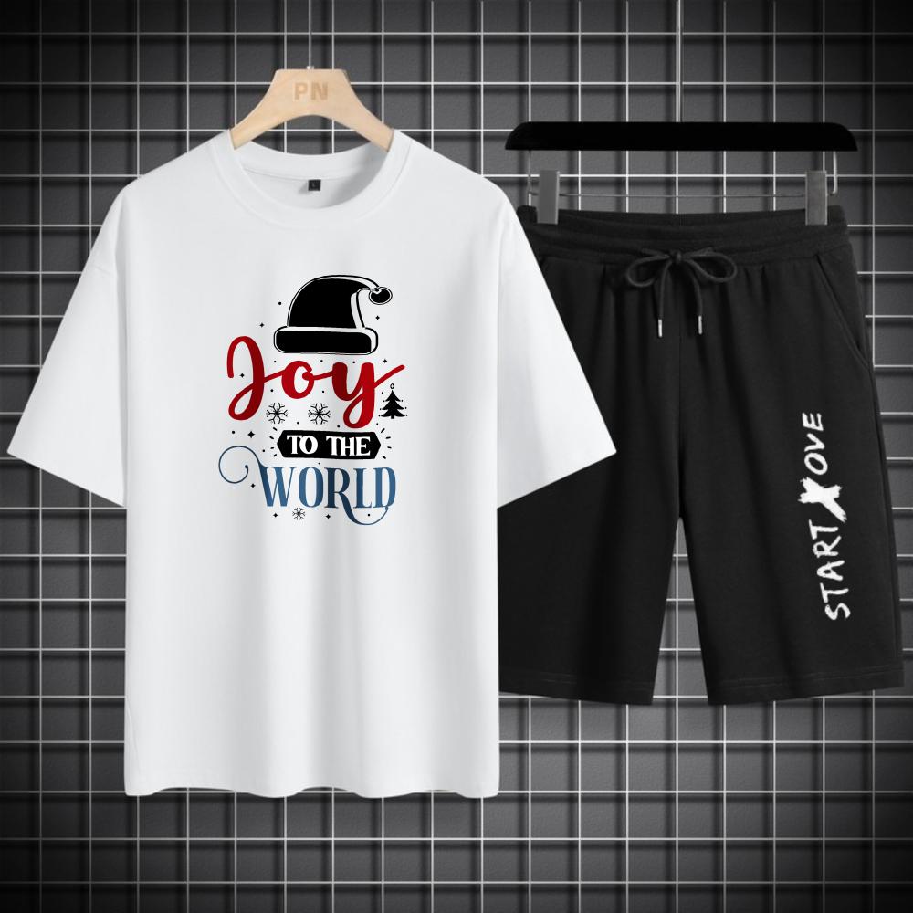 

Men s Sets Summer Quick Drying Printed Graphic T-shirts Suit Clothing Set Tracksuit Set 2 Piece Set Short Sleeve Tee S