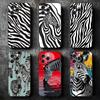 Zebra Stripe Black White Soft Phone Case for iPhone 16 16E 17 Air 15 Pro Max 14 Plus 13 Mini 11 12 7 Black Cover Back Shell