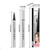 Yanqina Cool Black Eyeliner Flüssigstift, Schnelltrocknend Wasserdicht, Make-up Haltend und Wischfest Eyeliner