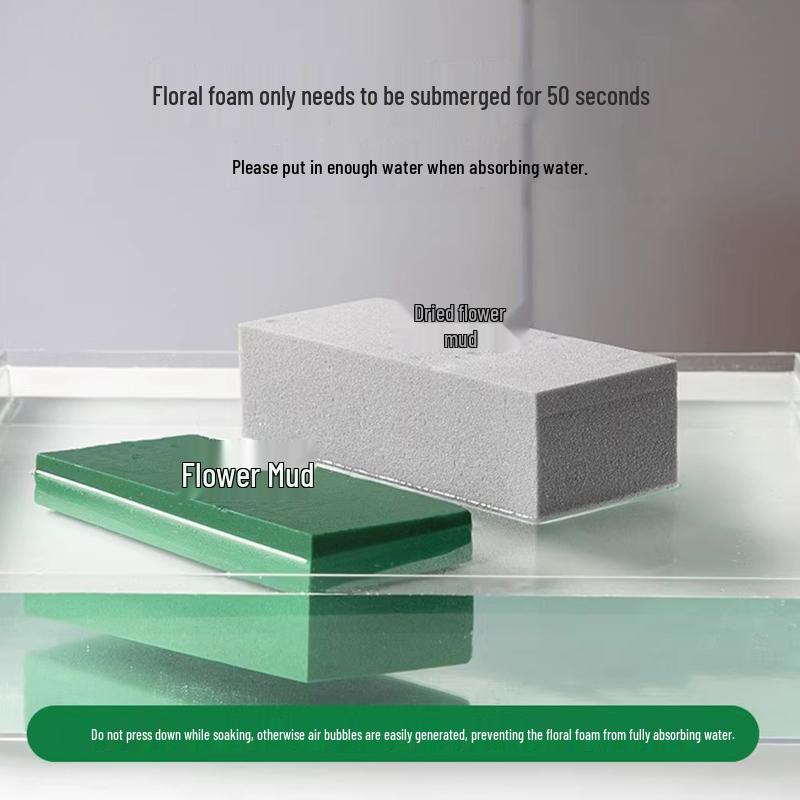 Dried Floral Foam Water-Absorbing Sponge for Fresh or Dried Flower Arrangements