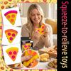 Kids Adult Squeeze Toy Simulation Pizza-Shaped Squeeze Toys Soft Cute Decompressing Pinching Cheese Sticky Slow Rebound