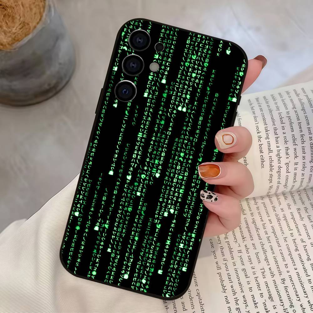 The M-Matrix Movie Phone Case Silicone Soft For Samsung S25,S24,S21,S22,S23,S30,Ultra,S20,Plus,Fe,Lite