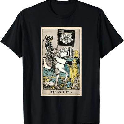 Tod Tarotkarte XIII T-Shirt (Vintage Design) T-Shirt