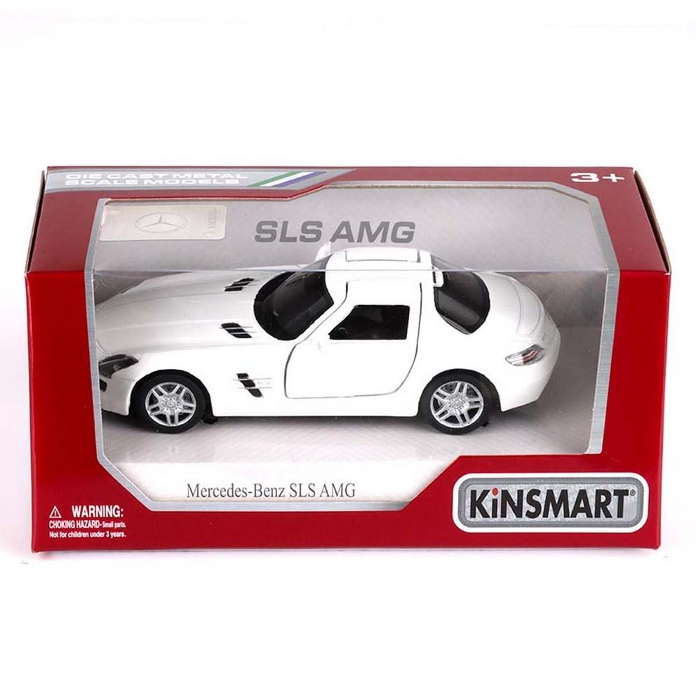 

Kinsmart Mercedes-Benz SLS AMG Die-Cast Model Car, White (KT5349)
