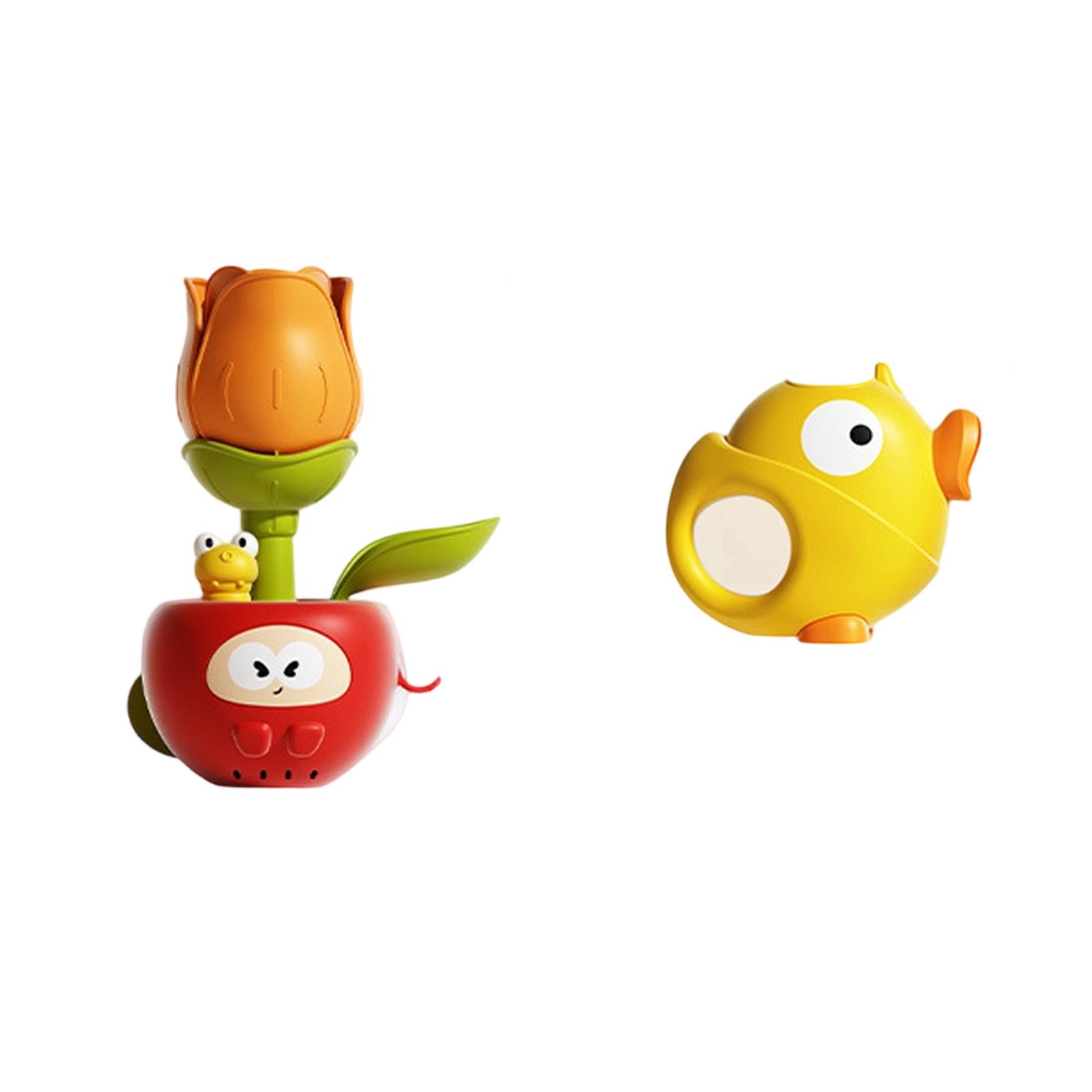

Children s Water Play Suction Cup Watering Flower Bathroom Shower Head Baby Bath Toy One Size