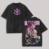 Dragon Ball Z Majin Vegeta Printed Unisex Washed T-Shirt Men Women Oversized Streetwear Short Sleeve Casual Female Male Clothing