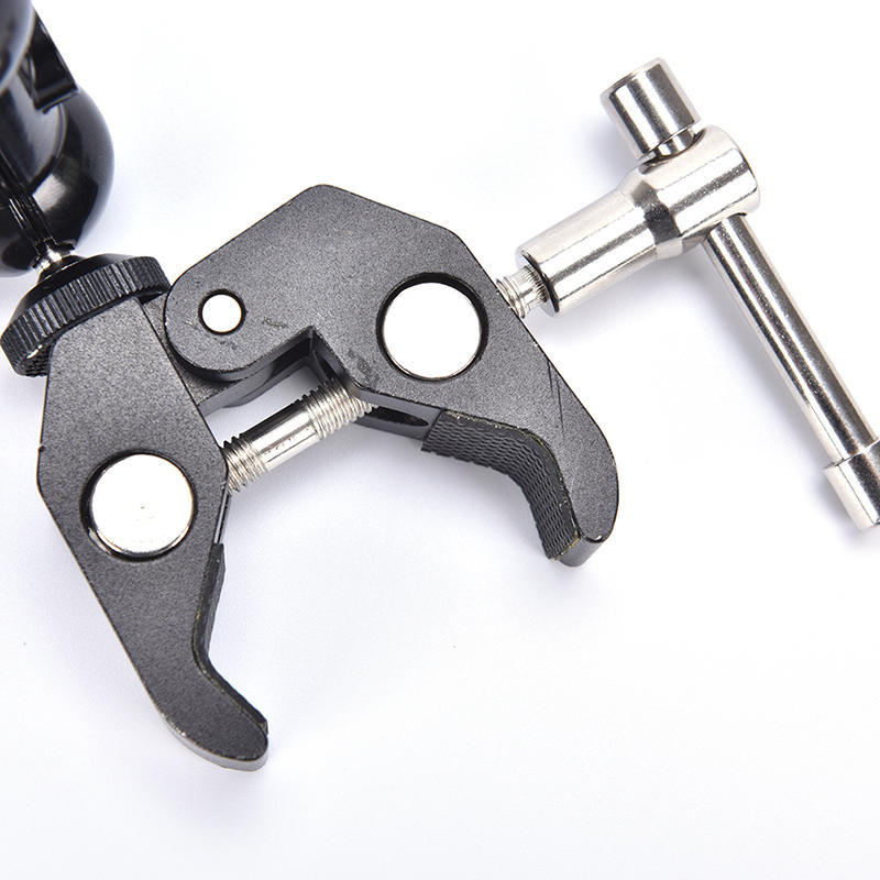 Siyah Top Başlı Braket Yengeç Pençesi Klipsi