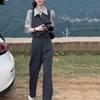Early Spring Women's Mature Suit: Sleeveless Vest, Shirt, Wide-Leg Pants Petite 3-Piece Set
