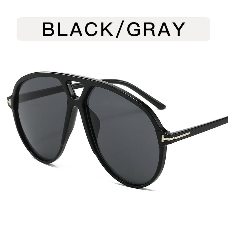 European American Style Sunglasses for Women Pilot Shape Big Size Men's Sun Glasses Driving Hiking Woman Sunglass