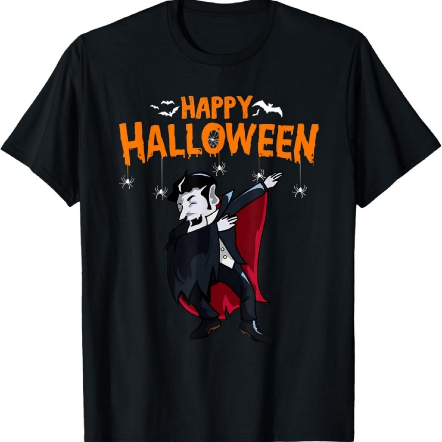 

Funny Scary Vampire Dracula Halloween Dabbing T-Shirt XXXXXL чорний