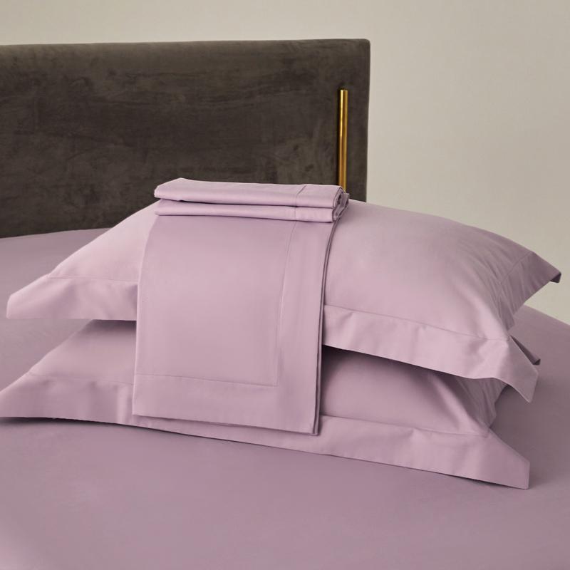 Premium Long-Staple Cotton Pillowcase Set - 100% Pure Cotton, Solid Color, 48x74cm (2-Pack)