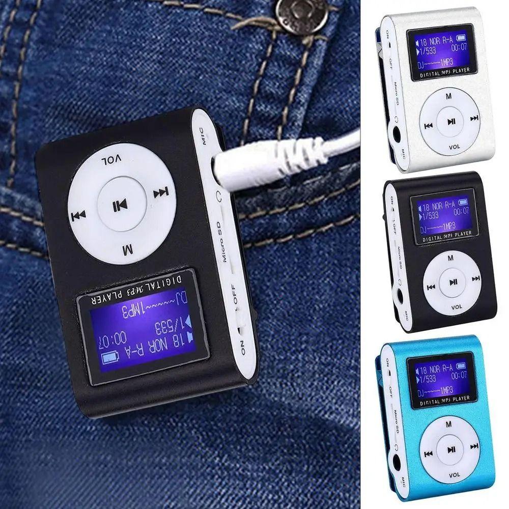 with LCD Screen Portable Mini MP3 Player Lossless Sound Student Walkman USB MP3 Music Players Gift