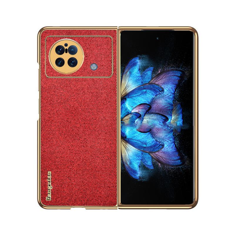 For Vivo X Fold 5g Case High Quality Cloth Fabric Leather Shockproof Phone Capa For Vivo X Fold Case Protection Cover Fundas