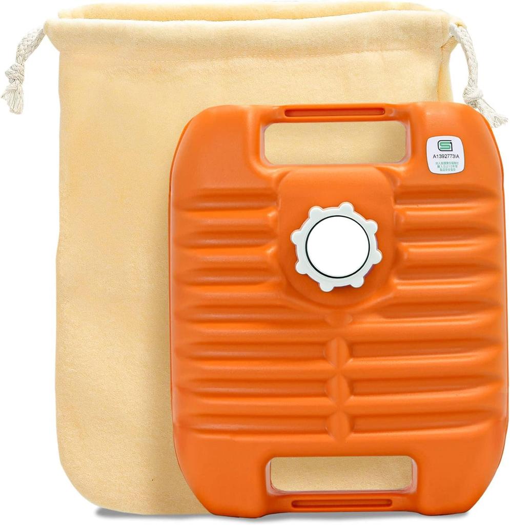Miyake Chemical Polyester Hot Water Bottle with Double Orange 1.7L Bag, TP-0430,