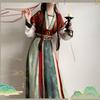 Chinese Tang Dynasty Style Hanfu For Women Tang Bei Zi Waist Skirt Daily Suit