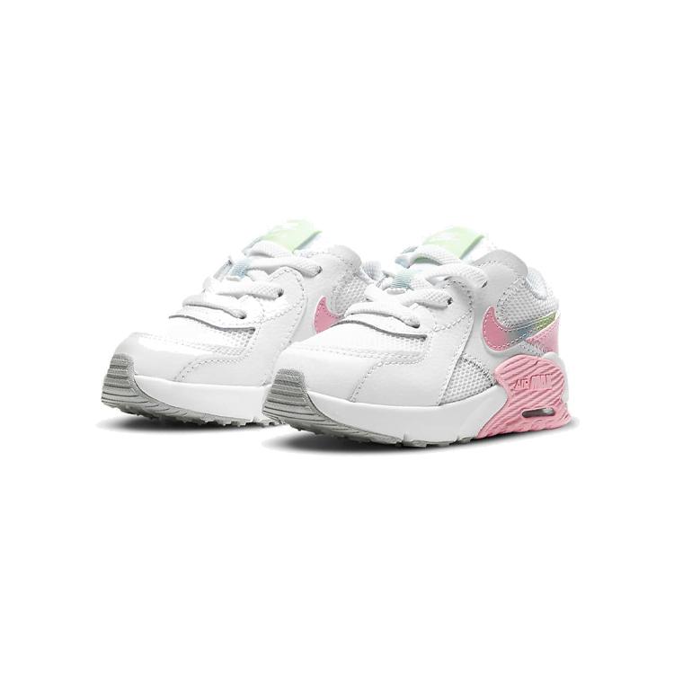 Nike Air Max Excee Abrasion Resistant Low top Toddler Shoes White Pink Infant And Toddler CW5830-100