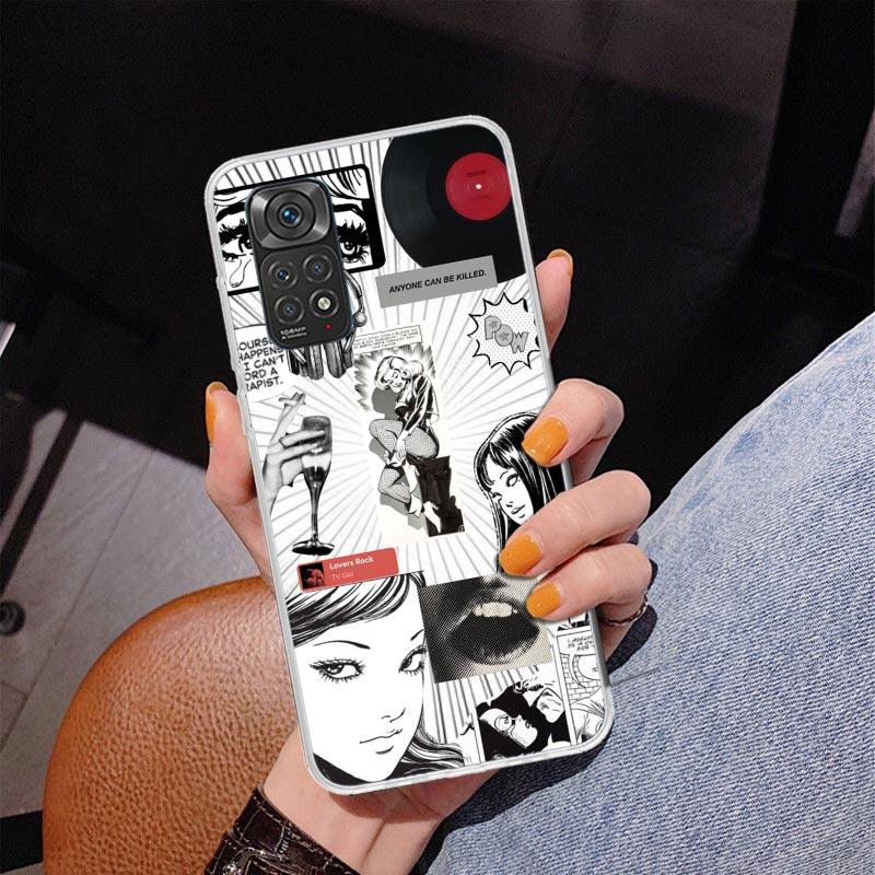 Brokenhearted Anime Girl Phnoe Case for Phnoe Case for Xiaomi Redmi Note 15 14 14S 13 Pro Plus 12 12S 11S 11E 10S 10 11T 5G Uniq