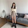 Spring and Autumn Knitted Vest Women's Retro V-neck Solid Color Waistcoat Outer Wear Sleeveless Fashion Sweater