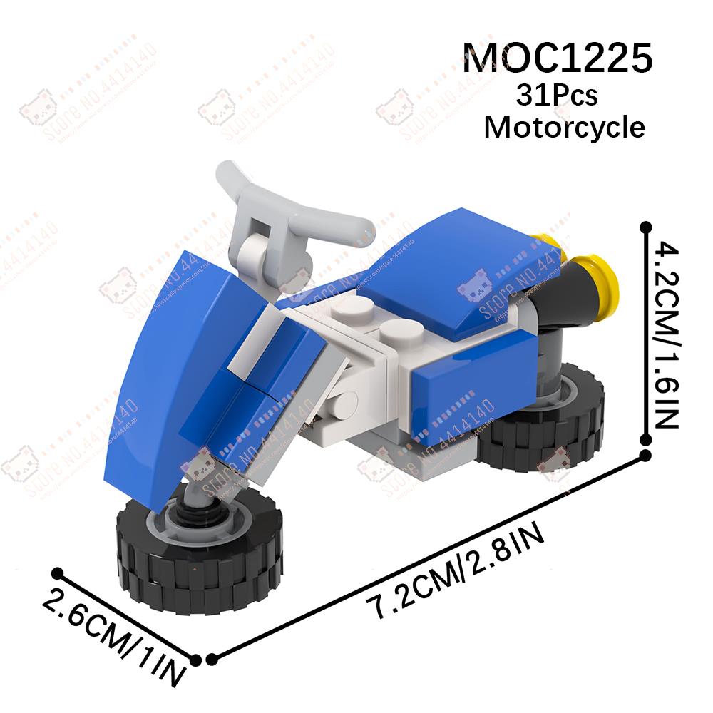 

Креативная серия Модель мотоцикла MOC Строительные блоки Игра Аниме Серия фильмов Фигурка Транспортное средство Сборные кирпичики Игрушки для детей