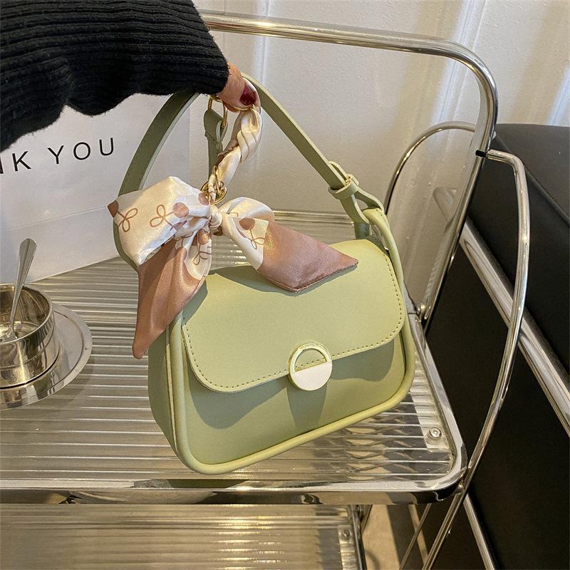 1Pc Textured Underarm Bag Women's Summer Trendy Fashion Chain Bag Small Square Bag Ins Single Shoulder Crossbody Small Square Bag