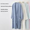 Cotton Crepe Yukata Bathrobe: 26 Styles Spring/Summer, Unisex, Lightweight Pajamas & Home Robe for Couples.