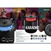 Enceinte Autonome Ledwood PLAYKARAOKE 120W, LED RVB, Bluetooth USB, 2 Micros sans fil, Effets Vocaux, Compatible TV Connectée