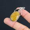 Gift For Her 925 Sterling Silver Natural Ocean Jasper Gemstone Jewelry Pendant