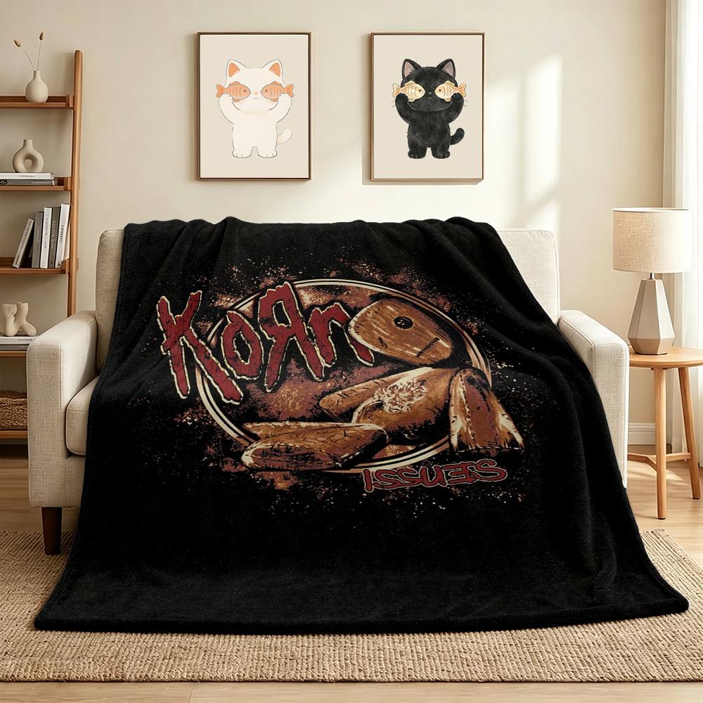Korn Fish Flannel Blanket Throw Blanket Soft Warm Sofa Bed Camping Car home Decor Unique Christmas Gift C9302904