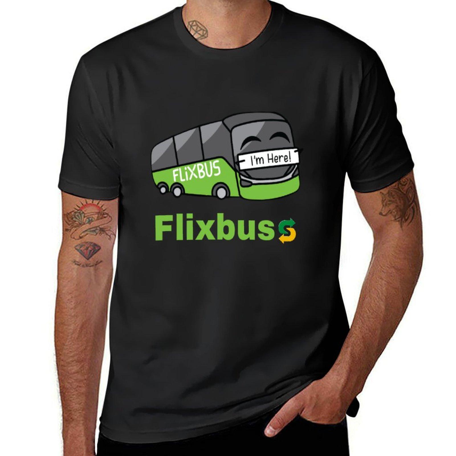 

flixbus Футболка милий одяг хіпі одяг аніме одяг митниця Чоловічі футболки L