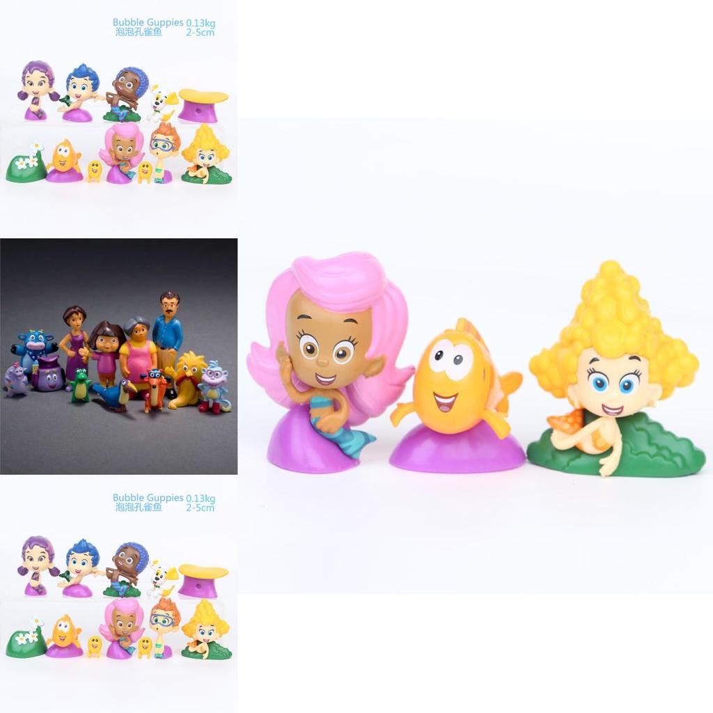 Figura Mini Plástico Bubble Guppies Decoração Para Topo de Bolo e Colecionadores