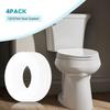 4pcs Silicone Toilet Washer Toilet Drain Valves Seal Rings Replacement Gaskets for Leakproof Performances