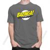 The Big Bang Theory Bazinga T-Shirt Herren 100% Baumwolle Hübsches Sheldon Cooper T-Shirt