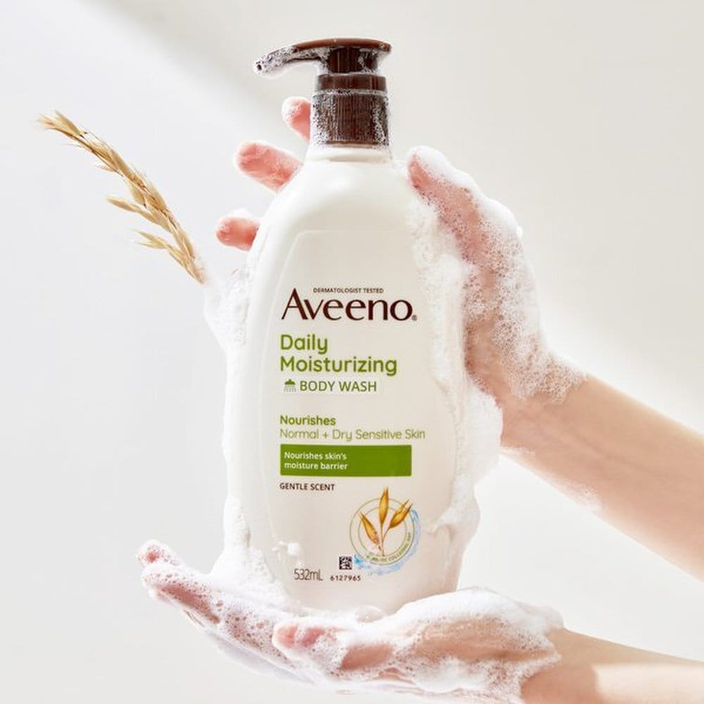 

Aveeno Daily Moisture Гель для душа 532 мл [Слабокислый, Для ежедневного использования, Низкораздражающий]