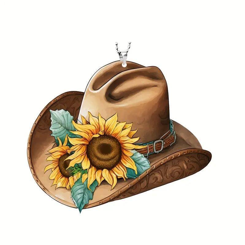 Cute Cartoon Style Acrylic Car Interior Christmas Tree Decorative Hanging Pendant