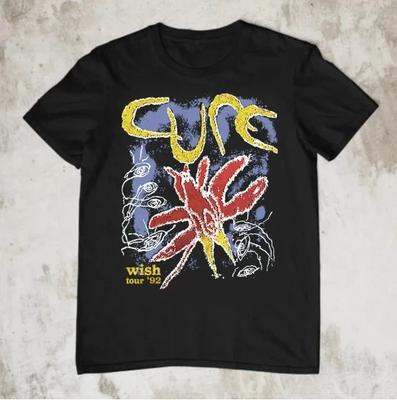 Maglietta The Cure, Maglietta Vintage 1992 The Cure Wish Tour