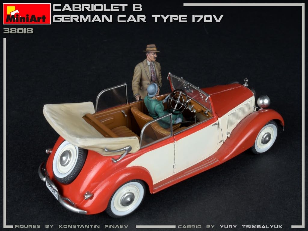 Miniart German Car Type 170V Cabriolet B Plastic Model MA38018 1/35