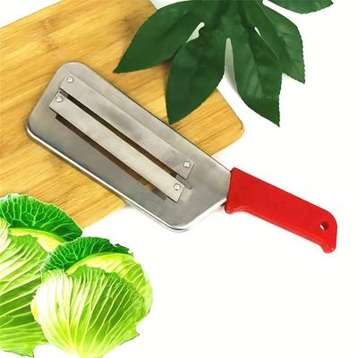 1pc Cabbage Kitchen Cabbage Hand Chopper Metal Sauerkraut Double Slice Planer Vegetable Slice 1