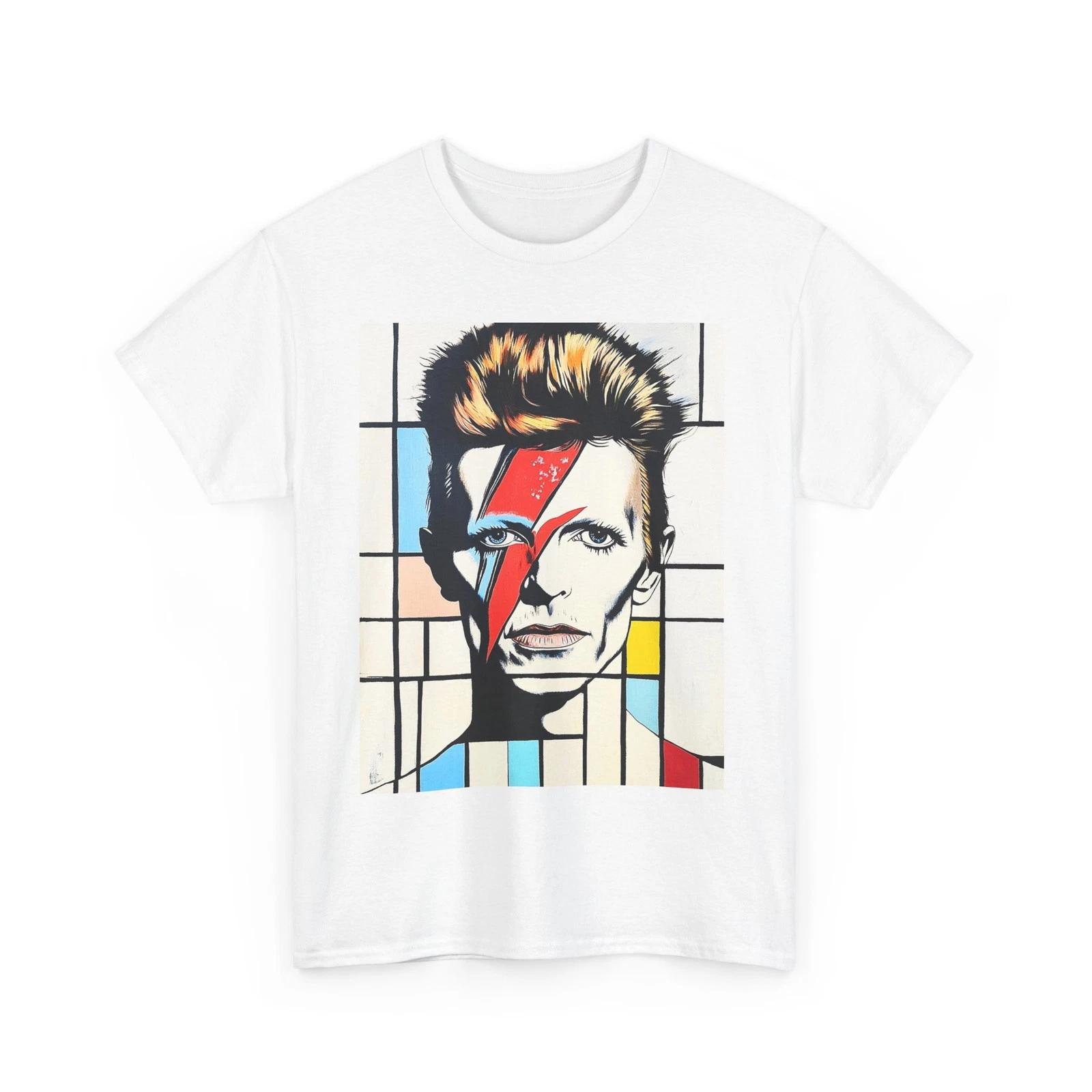 DAVID BOWIE POP ART TEE Tshirt GIFT MEN WOMEN GRUNGE SHIRT 80S CLASSIC ROCK PUNK L