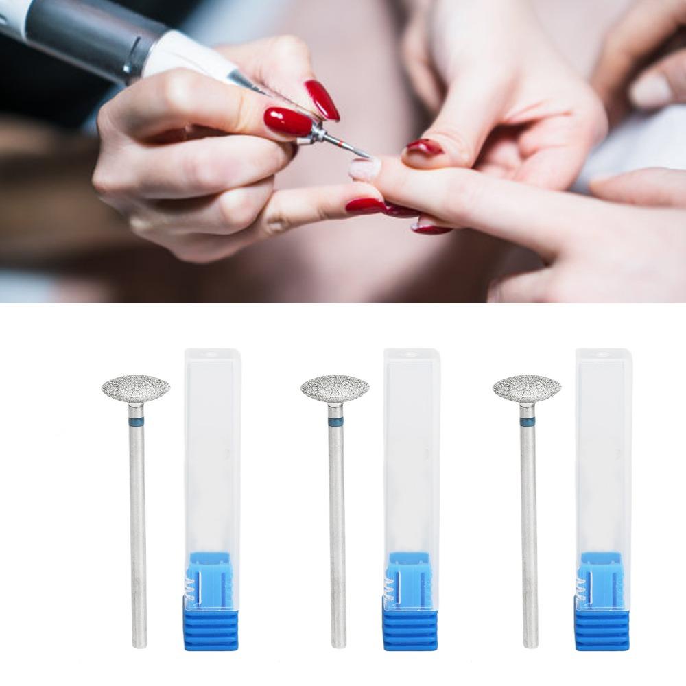 5PCS Rugged Rough Surface Cuticle Remover Drill Bit Pedicure Sanding Head  Nail Surface Polishing