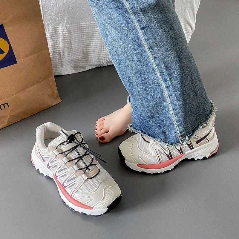 Summer New Breathable Sports Shoes Increase Platform Shoes Students Increase Running Shoes Women C1205