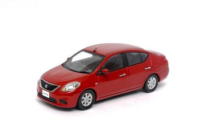 Nissan Latio Finished Product J-Collection 1/43 (Burning Red)