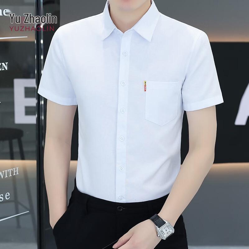 YUZHAOLIN Men s Summer Casual Short-Sleeved Shirt 3XL