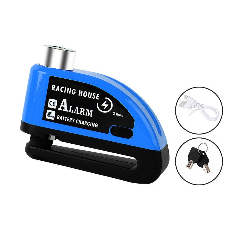 New Motorcycle Alarm Disc Brake Lock Security Moto Wheel Disk Padlock Waterproof 110dB Loud Anti Theft Alarma Motocicleta