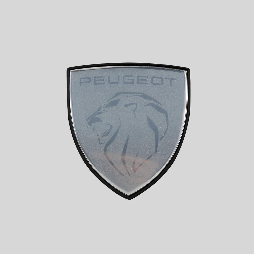 Bilklistermärke 2025 Het Bil Original Frontkåpa Emblem Dekal Tillbehör För Peugeot 308 408 508 RCZ 205 208 3008 2008 108 206 207